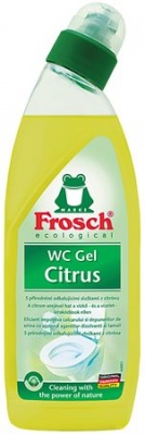 WC tisztítógél, 750 ml, FROSCH, citrus